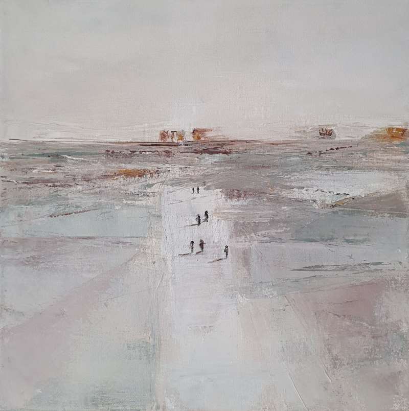 Immensité, 2023. Acrylique sur toile, 30 x 30 cm