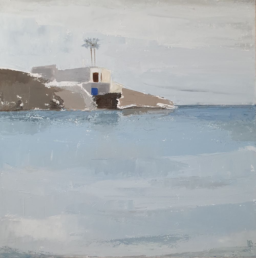 Almadrava, 2025. Acrylique sur toile 50 x 50 cm,