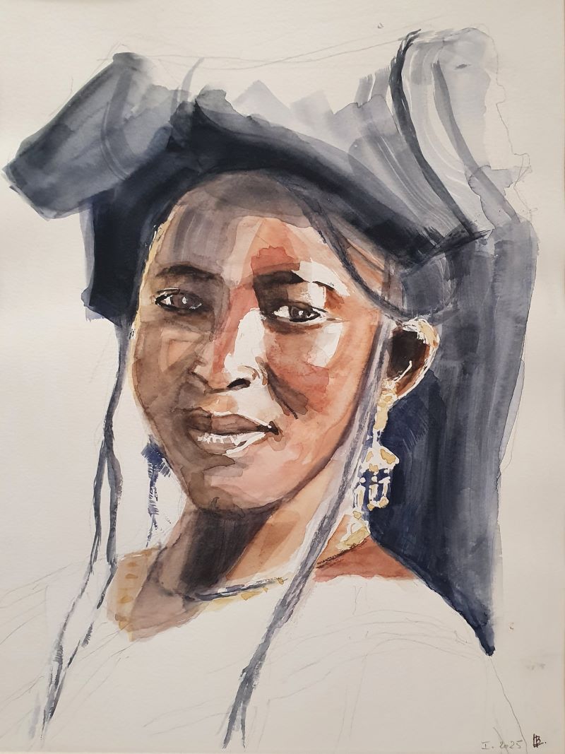 Aquarelle, 40 x 50 cm, 2025