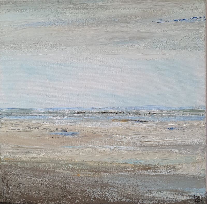 Étang, 2025. Acrylique sur toile 40 x 40 cm