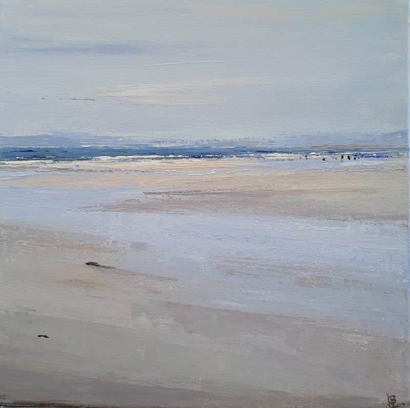 Zen, 2025. Acrylique sur toile, 40 x 40 cm
