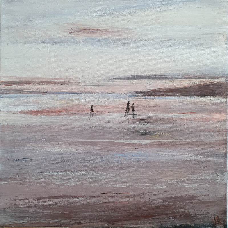 Crépuscule, 2025. Acrylique sur toile 40 x 40 cm