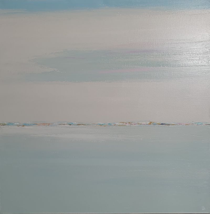 Lumière douce, 2026. Acrylique sur toile 60 x 60 cm