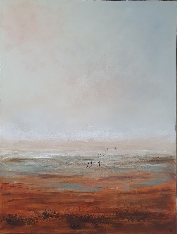 Errance, juillet 2026. Acrylique sur toile, 45 x 61 cm