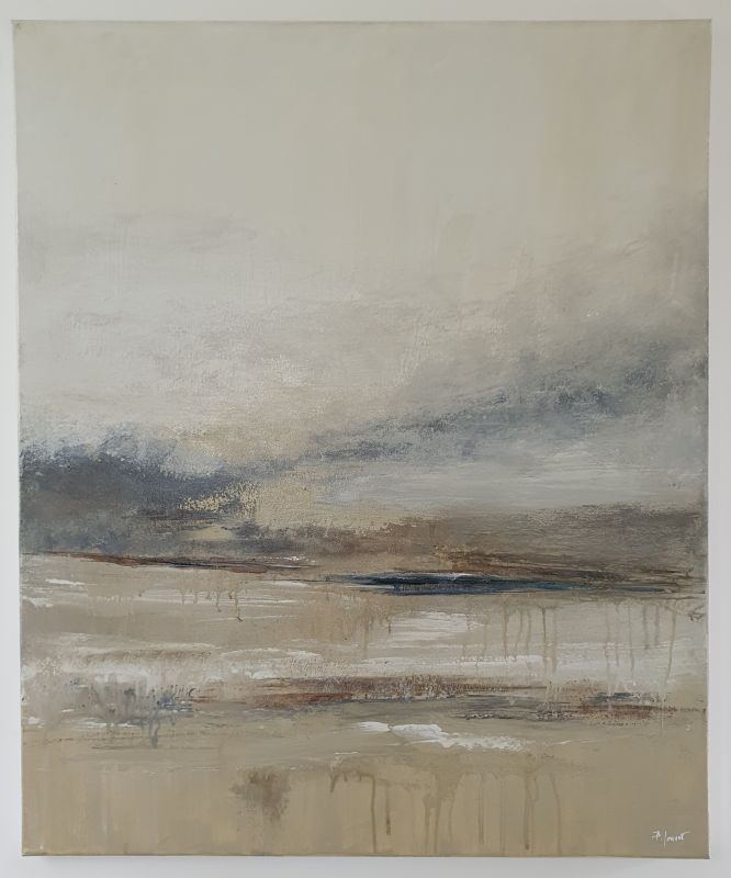 Brume, septembre 2026, acrylique sur toile, 60 x 73 cm, 20 F